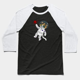 Astronaut Cat Baseball T-Shirt